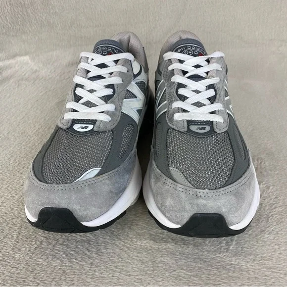 New Balance 990v6 Men's Running Shoes Size 11.5 Gray White Suede Walking Sneaker - Picture 5 of 10